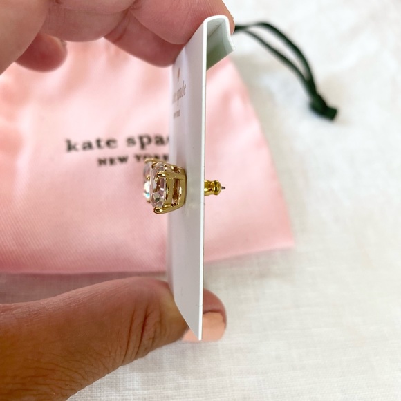 Kate Spade Clear Stone Stud Earrings - Picture 6 of 12